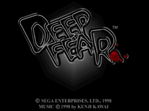 Deep Fear title screen for Sega Saturn